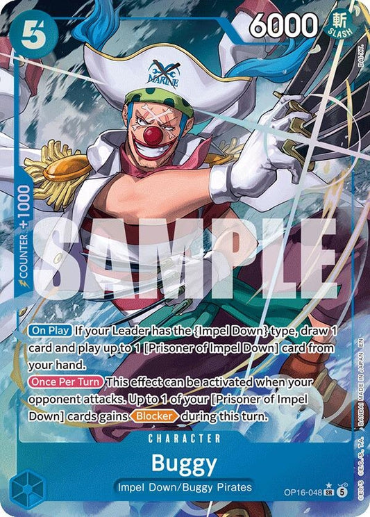 Image for Buggy (048) (Alternate Art) (OP16-048) (The Time of Battle) - One Piece Card Game