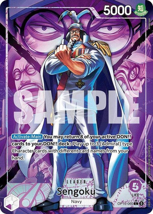 Image for Sengoku (060) (Alternate Art) (OP16-060) (The Time of Battle) - One Piece Card Game