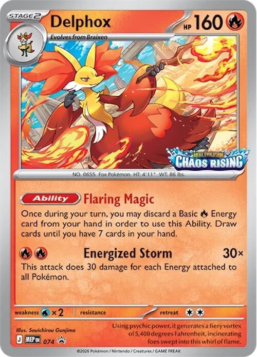 Image for Delphox - 074 (074) (ME: Mega Evolution Promo) - Pokemon
