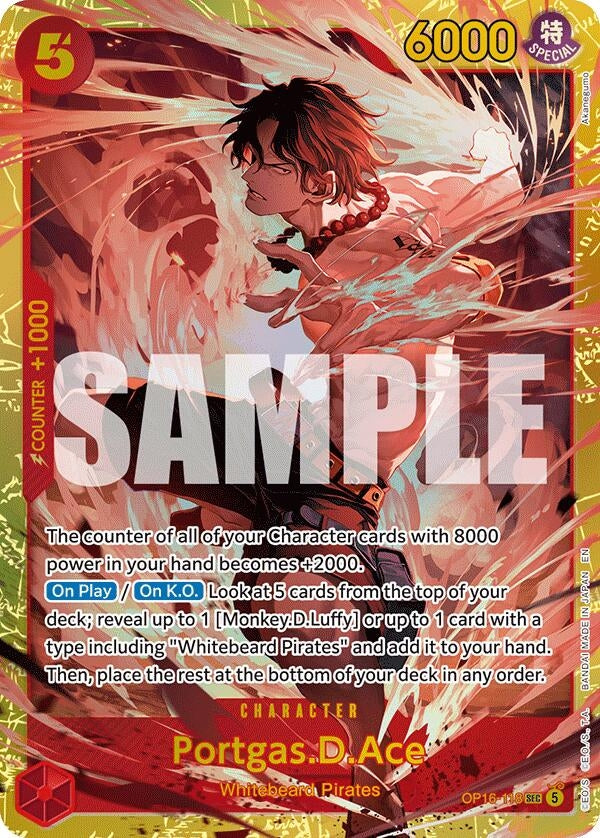 Image for Portgas.D.Ace (118) (OP16-118) (The Time of Battle) - One Piece Card Game