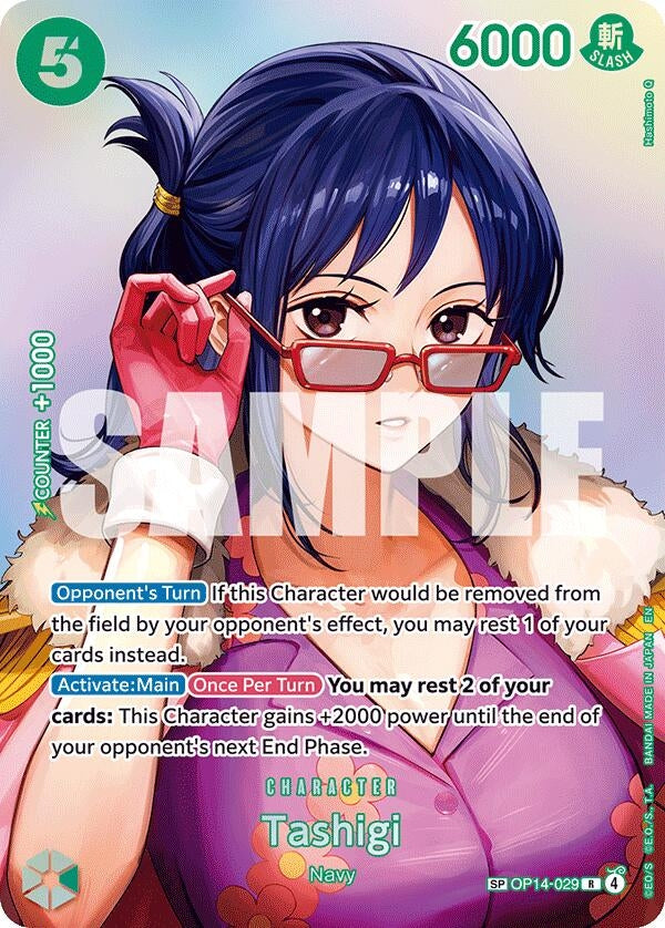 Image for Tashigi (SP) (OP14-029) (The Time of Battle) - One Piece Card Game