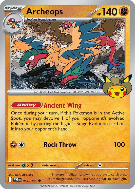 Image for Archeops - 051 (Fossil Museum Exclusive) (051/086) (ME: Mega Evolution Promo) - Pokemon