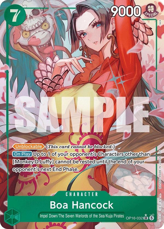 Image for Boa Hancock (Alternate Art) (OP16-032) (The Time of Battle) - One Piece Card Game