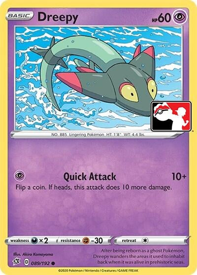 Image for Dreepy (Library Exclusive) (089/192) (Miscellaneous Cards & Products) (MCAP) - Pokemon