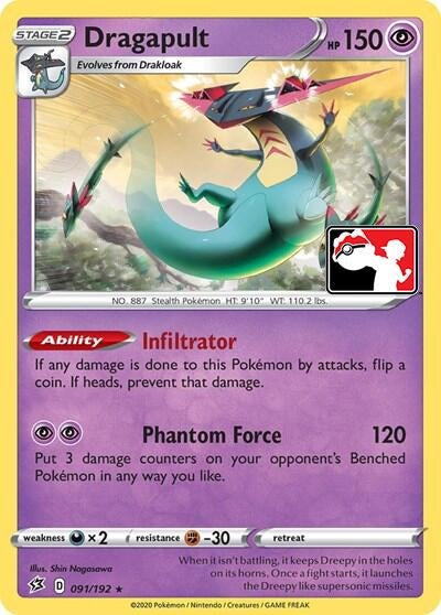 Image for Dragapult (Library Exclusive) (091/192) (Miscellaneous Cards & Products) (MCAP) - Pokemon