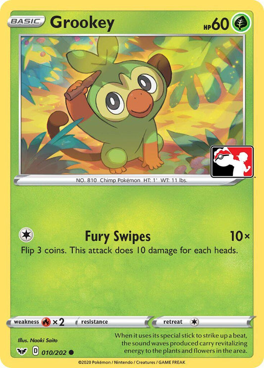 Image for Grookey (Library Exclusive) (011/202) (Miscellaneous Cards & Products) (MCAP) - Pokemon