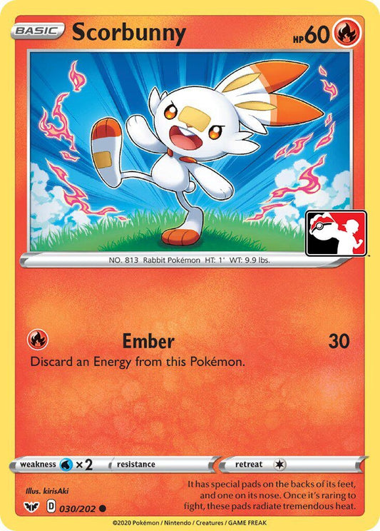 Image for Scorbunny (Library Exclusive) (031/202) (Miscellaneous Cards & Products) (MCAP) - Pokemon