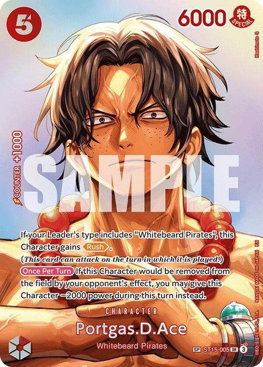 Image for Portgas.D.Ace (SP) (ST15-005) (The Time of Battle) - One Piece Card Game