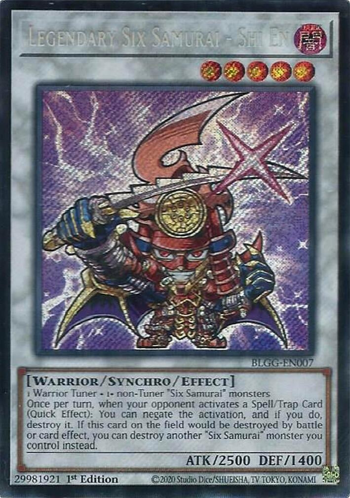 Image for Legendary Six Samurai - Shi En (BLGG-EN007) (Battles of Legend: Glorious Gallery) - YuGiOh