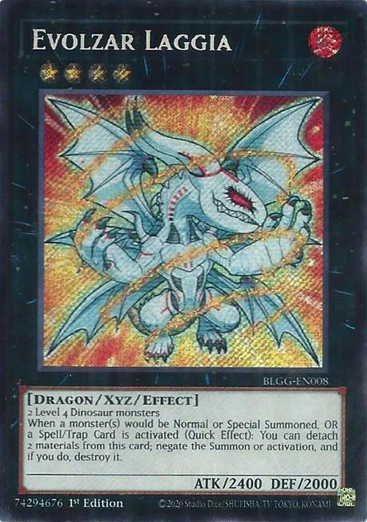 Image for Evolzar Laggia (BLGG-EN008) (Battles of Legend: Glorious Gallery) - YuGiOh