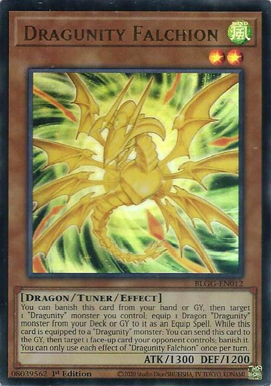 Image for Dragunity Falchion (BLGG-EN012) (Battles of Legend: Glorious Gallery) - YuGiOh