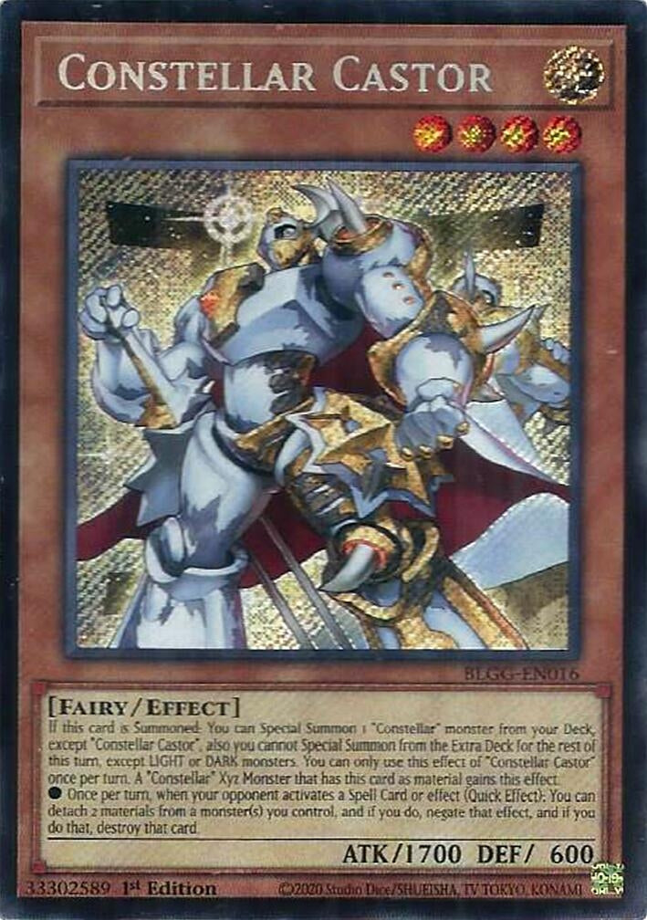 Image for Constellar Castor (BLGG-EN016) (Battles of Legend: Glorious Gallery) - YuGiOh
