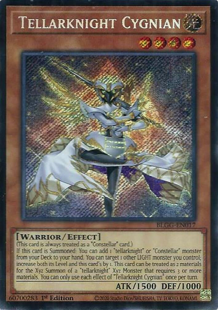 Image for Tellarknight Cygnian (BLGG-EN017) (Battles of Legend: Glorious Gallery) - YuGiOh
