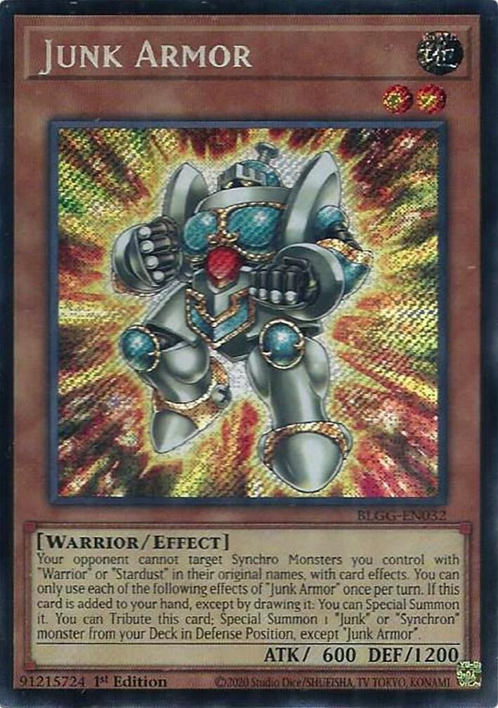 Image for Junk Armor (BLGG-EN032) (Battles of Legend: Glorious Gallery) - YuGiOh