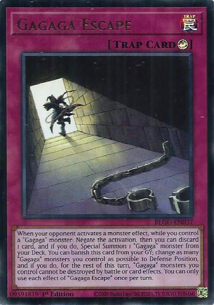 Image for Gagaga Escape (BLGG-EN037) (Battles of Legend: Glorious Gallery) - YuGiOh