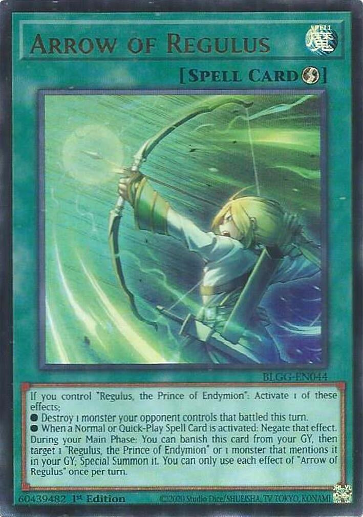 Image for Arrow of Regulus (BLGG-EN044) (Battles of Legend: Glorious Gallery) - YuGiOh