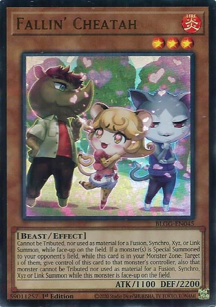 Image for Fallin' Cheatah (BLGG-EN045) (Battles of Legend: Glorious Gallery) - YuGiOh