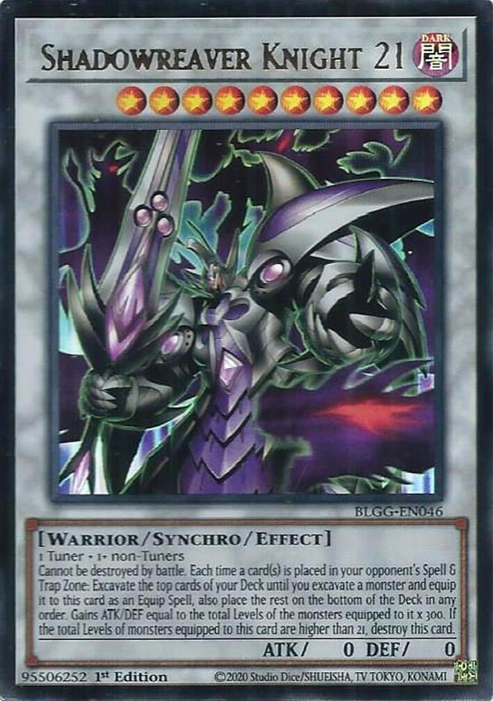 Image for Shadowreaver Knight 21 (BLGG-EN046) (Battles of Legend: Glorious Gallery) - YuGiOh