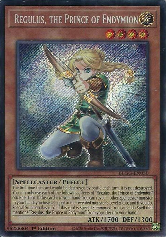 Image for Regulus, the Prince of Endymion (BLGG-EN050) (Battles of Legend: Glorious Gallery) - YuGiOh