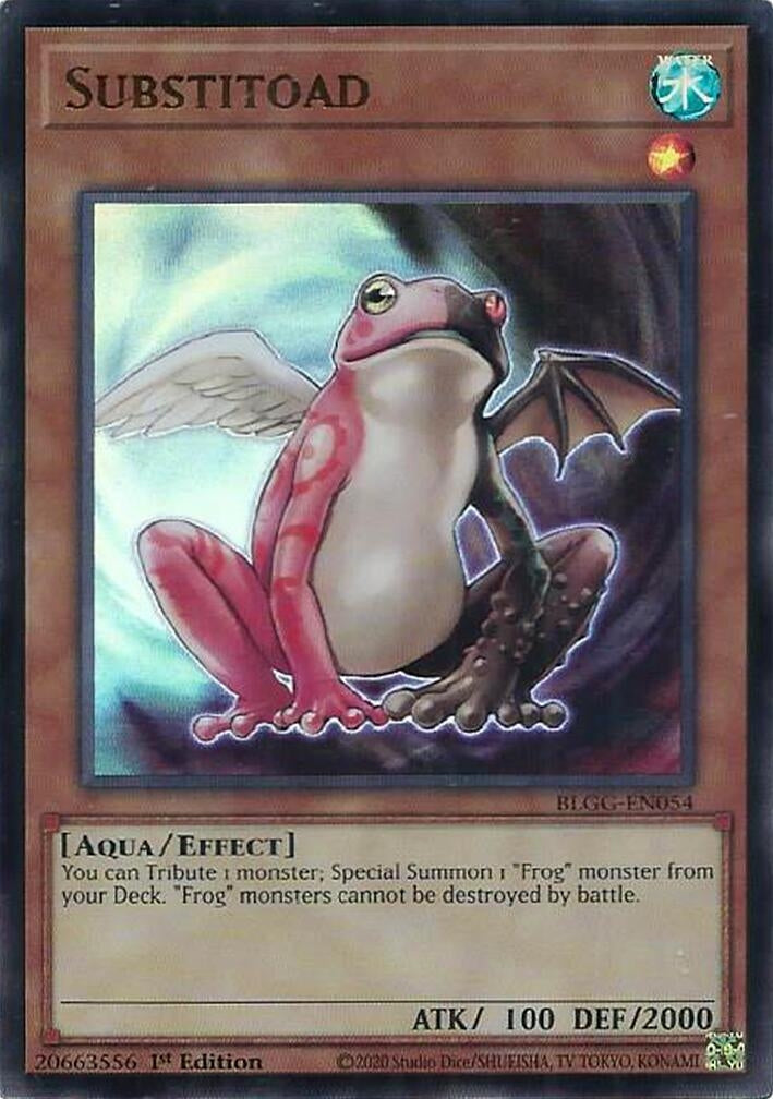 Image for Substitoad (BLGG-EN054) (Battles of Legend: Glorious Gallery) - YuGiOh