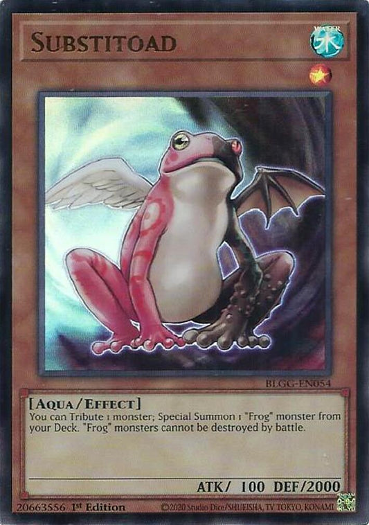 Image for Substitoad (BLGG-EN054) (Battles of Legend: Glorious Gallery) - YuGiOh