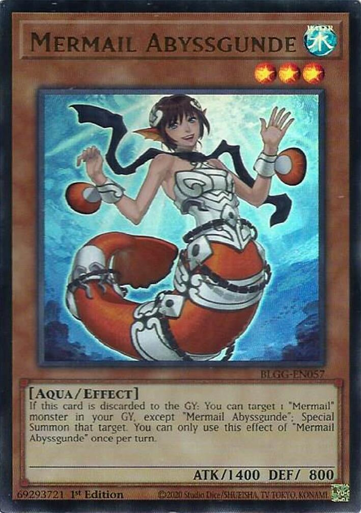 Image for Mermail Abyssgunde (BLGG-EN057) (Battles of Legend: Glorious Gallery) - YuGiOh