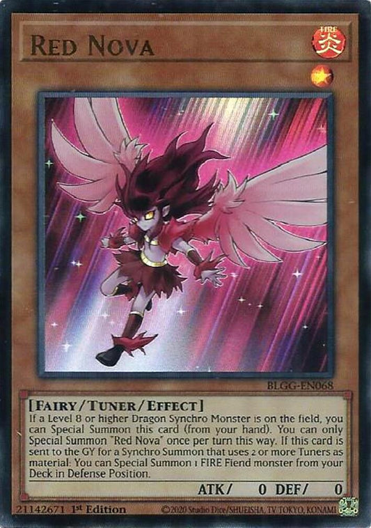 Image for Red Nova (BLGG-EN068) (Battles of Legend: Glorious Gallery) - YuGiOh