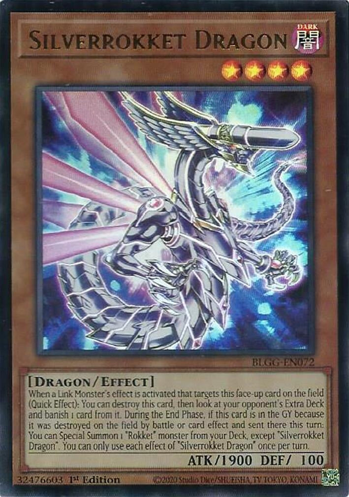 Image for Silverrokket Dragon (BLGG-EN072) (Battles of Legend: Glorious Gallery) - YuGiOh