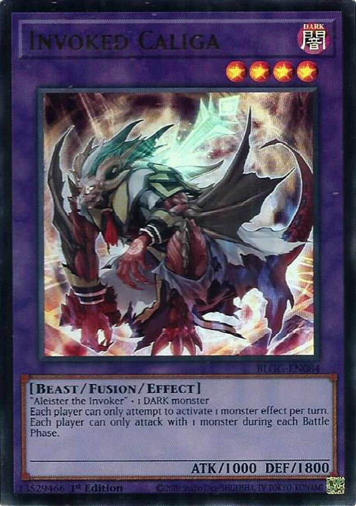 Image for Invoked Caliga (BLGG-EN084) (Battles of Legend: Glorious Gallery) - YuGiOh