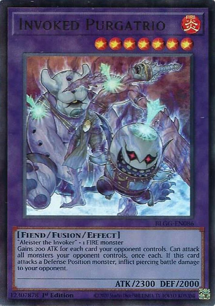 Image for Invoked Purgatrio (BLGG-EN086) (Battles of Legend: Glorious Gallery) - YuGiOh