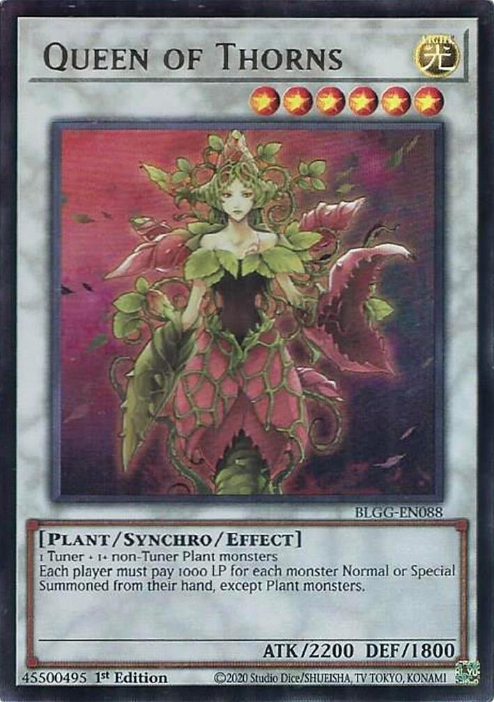 Image for Queen of Thorns (BLGG-EN088) (Battles of Legend: Glorious Gallery) - YuGiOh
