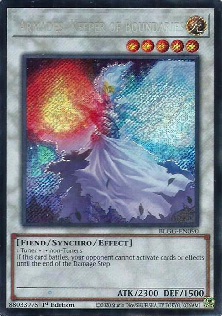 Image for Armades, Keeper of Boundaries (BLGG-EN090) (Battles of Legend: Glorious Gallery) - YuGiOh