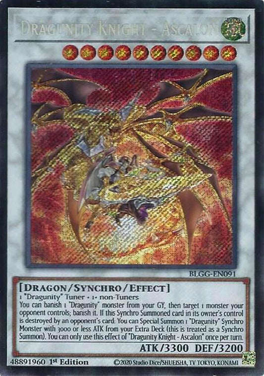 Image for Dragunity Knight - Ascalon (BLGG-EN091) (Battles of Legend: Glorious Gallery) - YuGiOh