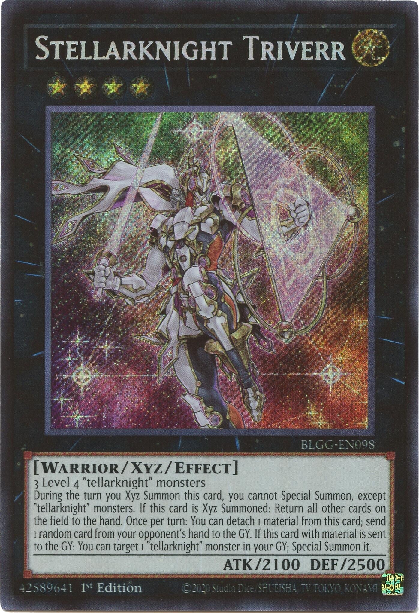 Image for Stellarknight Triverr (BLGG-EN098) (Battles of Legend: Glorious Gallery) - YuGiOh