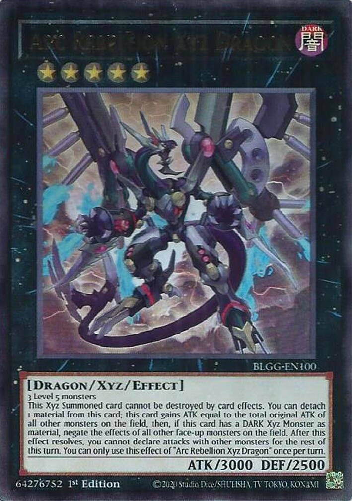 Image for Arc Rebellion Xyz Dragon (BLGG-EN100) (Battles of Legend: Glorious Gallery) - YuGiOh