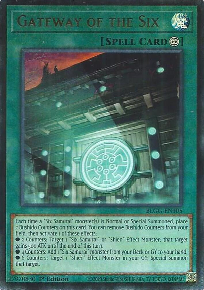 Image for Gateway of the Six (BLGG-EN105) (Battles of Legend: Glorious Gallery) - YuGiOh