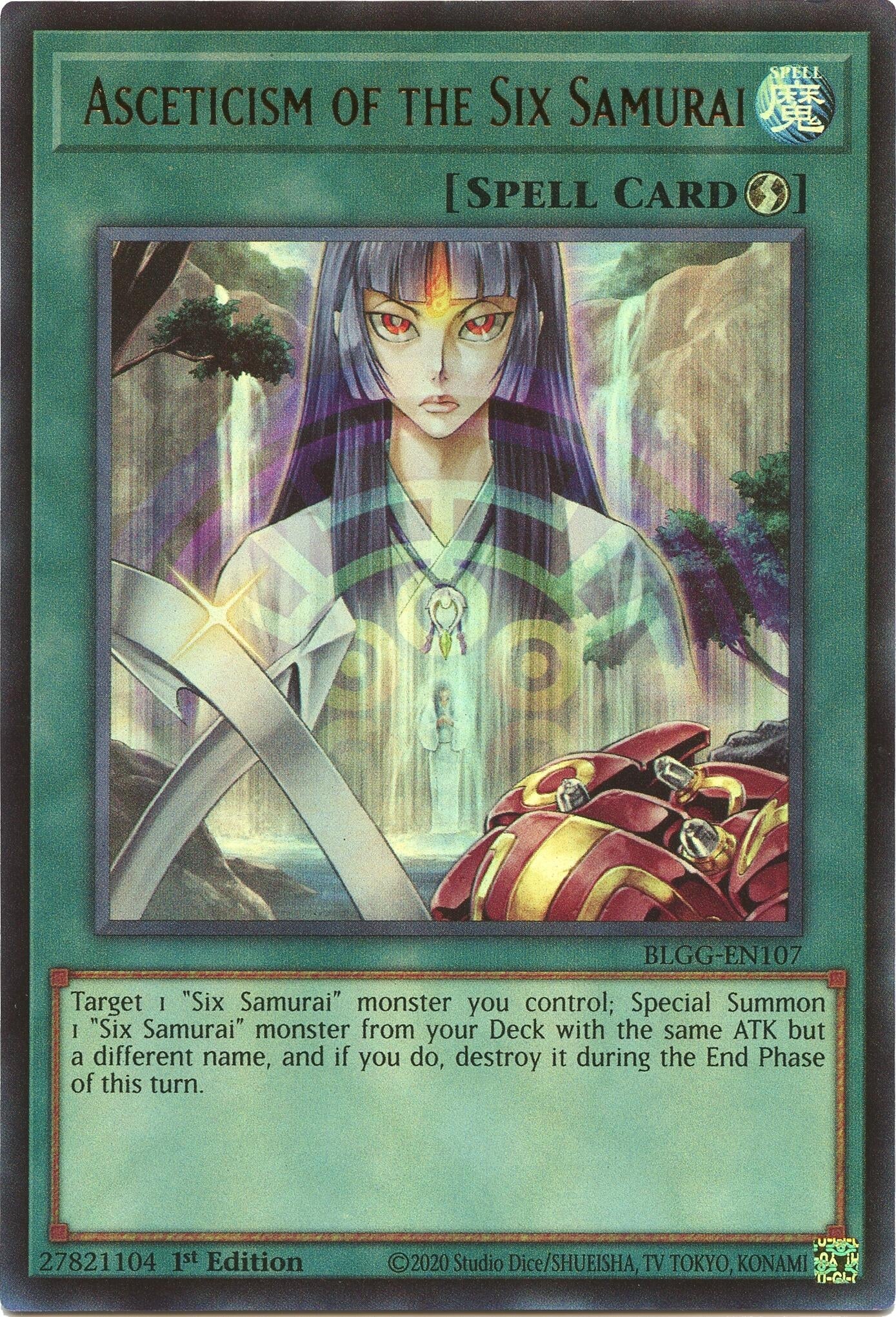 Image for Asceticism of the Six Samurai (BLGG-EN107) (Battles of Legend: Glorious Gallery) - YuGiOh