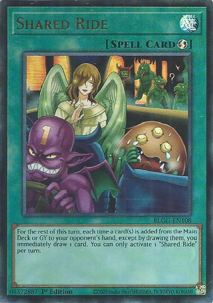 Image for Shared Ride (BLGG-EN108) (Battles of Legend: Glorious Gallery) - YuGiOh