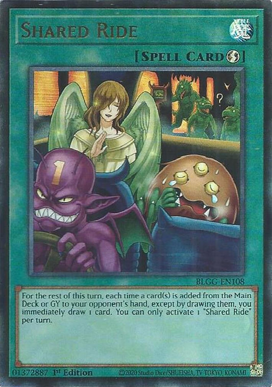 Image for Shared Ride (BLGG-EN108) (Battles of Legend: Glorious Gallery) - YuGiOh