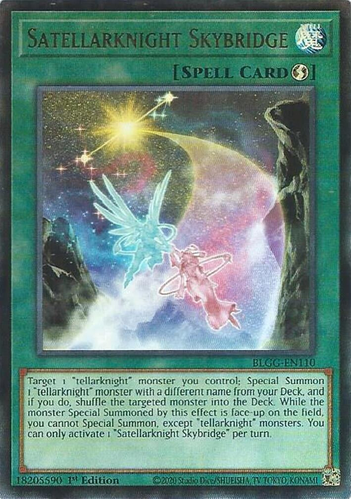 Image for Satellarknight Skybridge (BLGG-EN110) (Battles of Legend: Glorious Gallery) - YuGiOh