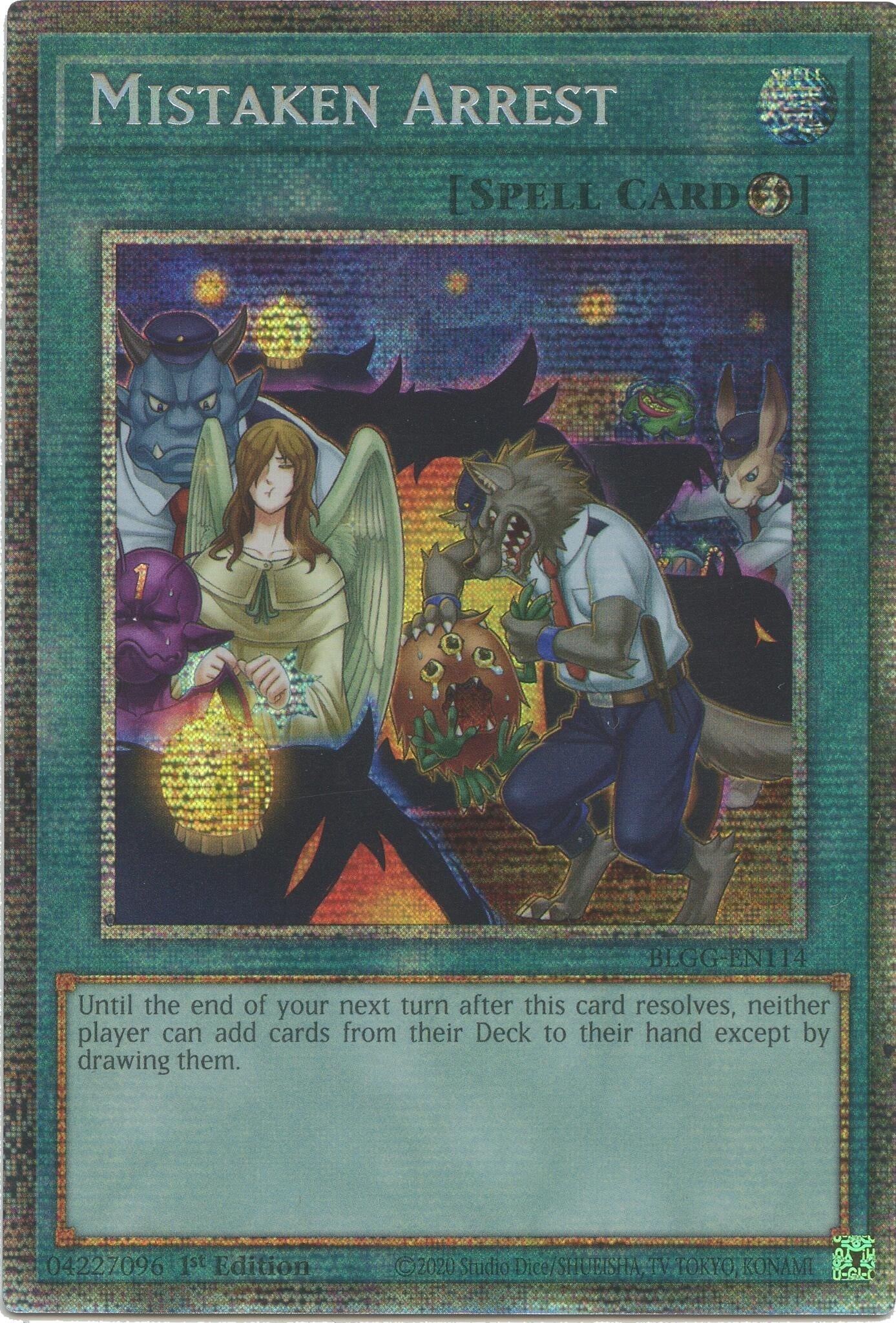 Image for Mistaken Arrest (Starlight Rare) (BLGG-EN114) (Battles of Legend: Glorious Gallery) - YuGiOh