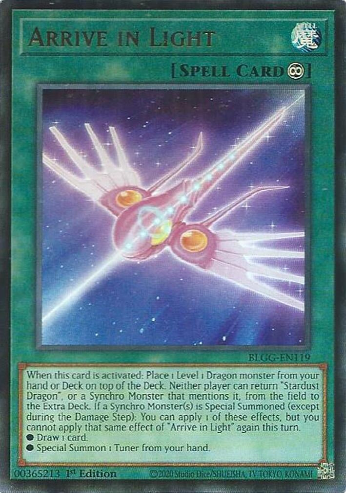 Image for Arrive in Light (BLGG-EN119) (Battles of Legend: Glorious Gallery) - YuGiOh