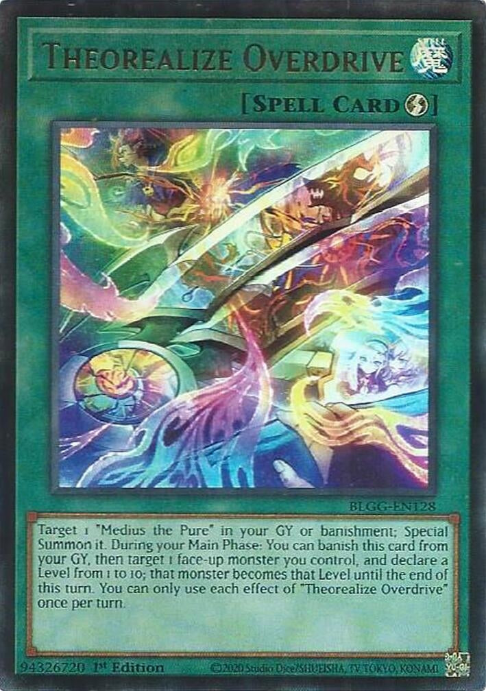 Image for Theorealize Overdrive (BLGG-EN128) (Battles of Legend: Glorious Gallery) - YuGiOh