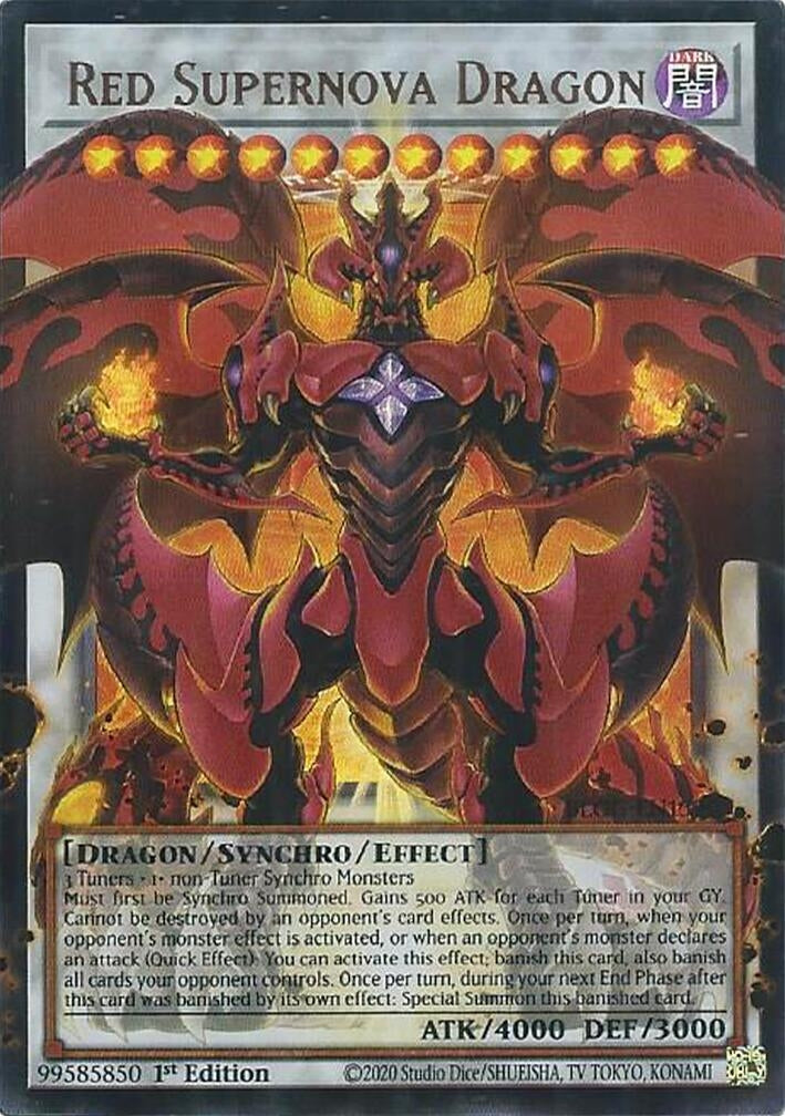 Image for Red Supernova Dragon (BLGG-EN139) (Battles of Legend: Glorious Gallery) - YuGiOh