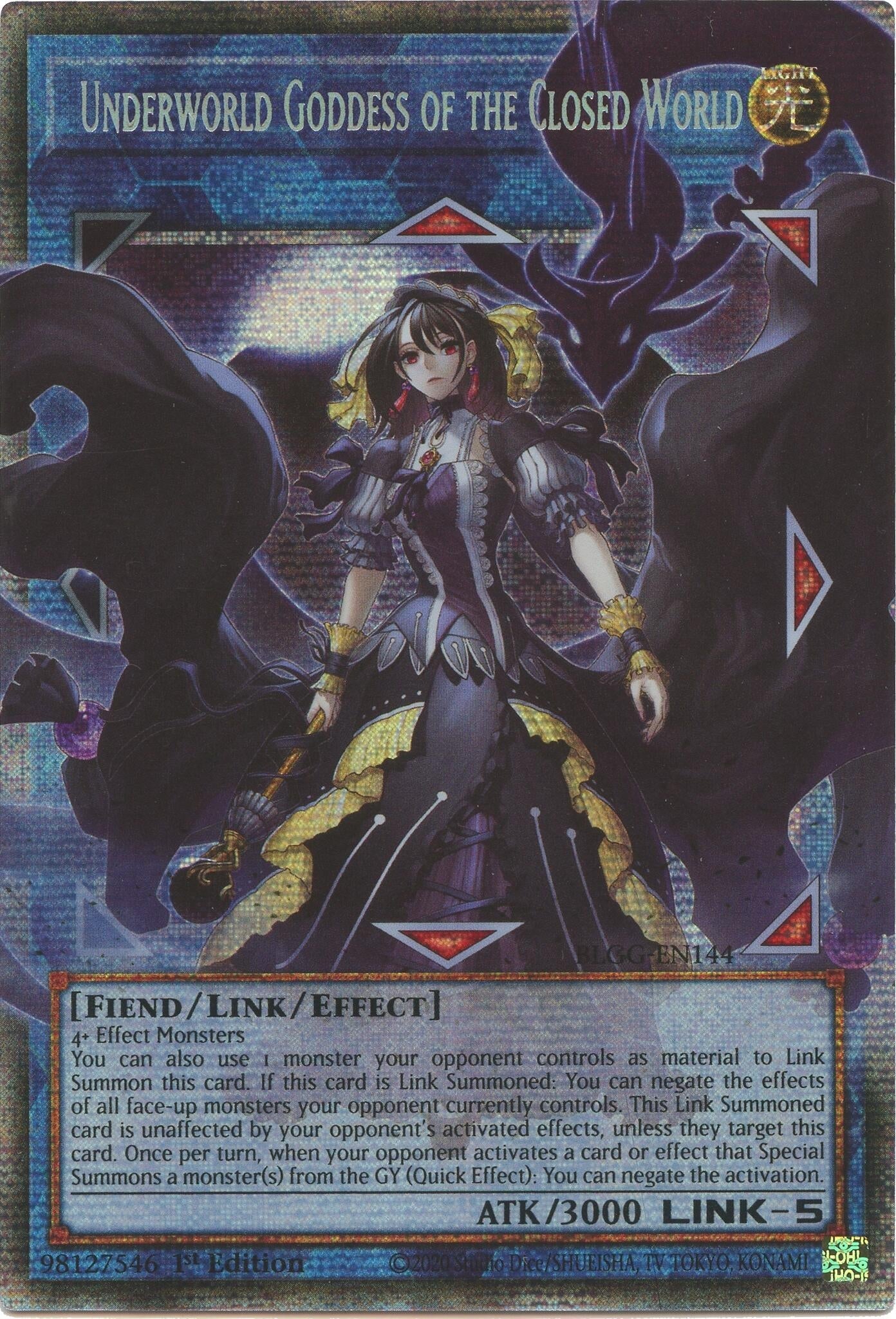 Image for Underworld Goddess of the Closed World (Starlight Rare) (BLGG-EN144) (Battles of Legend: Glorious Gallery) - YuGiOh