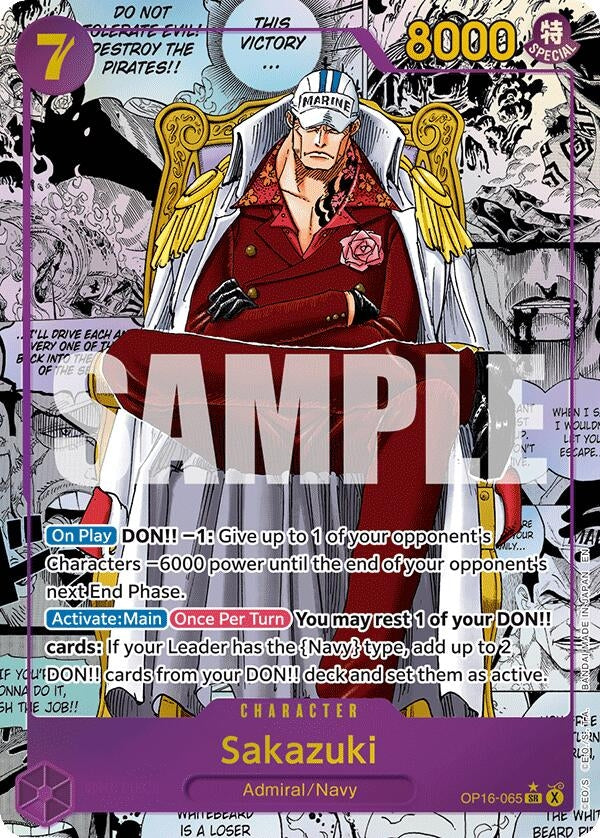 Image for Sakazuki (Manga) (OP16-065) (The Time of Battle) - One Piece Card Game
