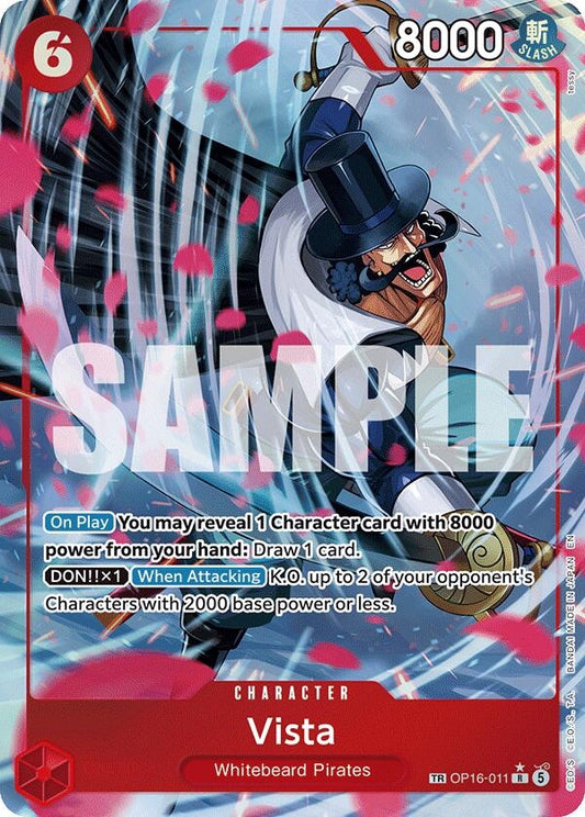 Image for Vista (TR) (OP16-011) (The Time of Battle) - One Piece Card Game