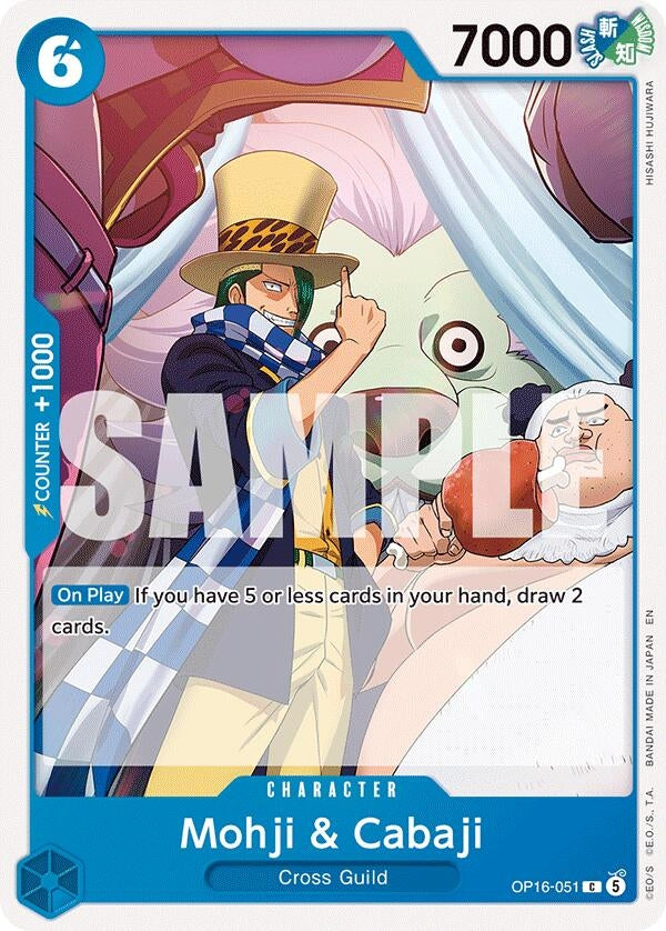 Image for Mohji & Cabaji (OP16-051) (The Time of Battle) - One Piece Card Game