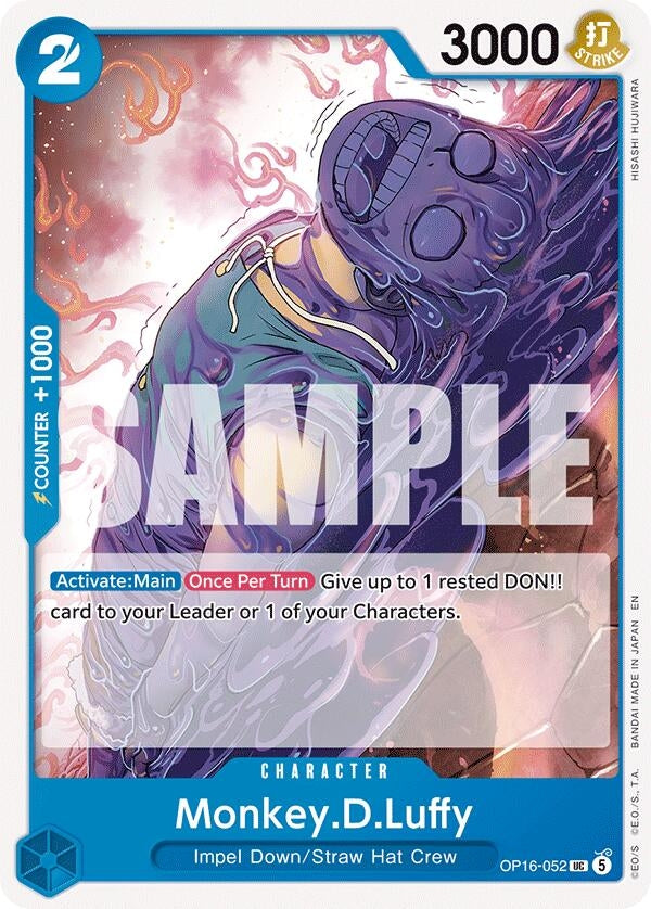 Image for Monkey.D.Luffy (052) (OP16-052) (The Time of Battle) - One Piece Card Game