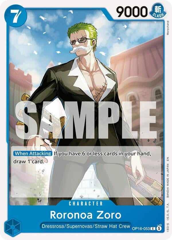 Image for Roronoa Zoro (053) (OP16-053) (The Time of Battle) - One Piece Card Game